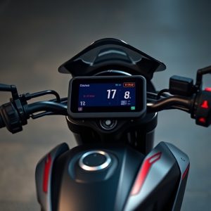 Electric bike with integrated TFT screen for ride stats and battery monitoring