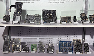 Rocktech Embedded World 2025 with single board computer (Android/Linux SBC)