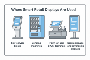 Smart Retail Displays; TFT LCD for kiosk