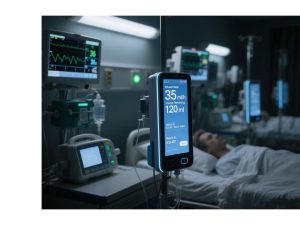 Medical strip displays, working in a dimly lit patient ward.jpg