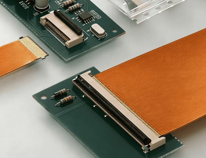 Connector-type FPC for TFT LCD display module