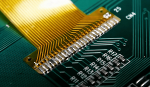 The FPC gold fingers are directly soldered to the PCB pads, forming a permanent connection.