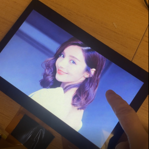 7-inch TN TFT LCD panel with air bonding showing minimal water ripple effect