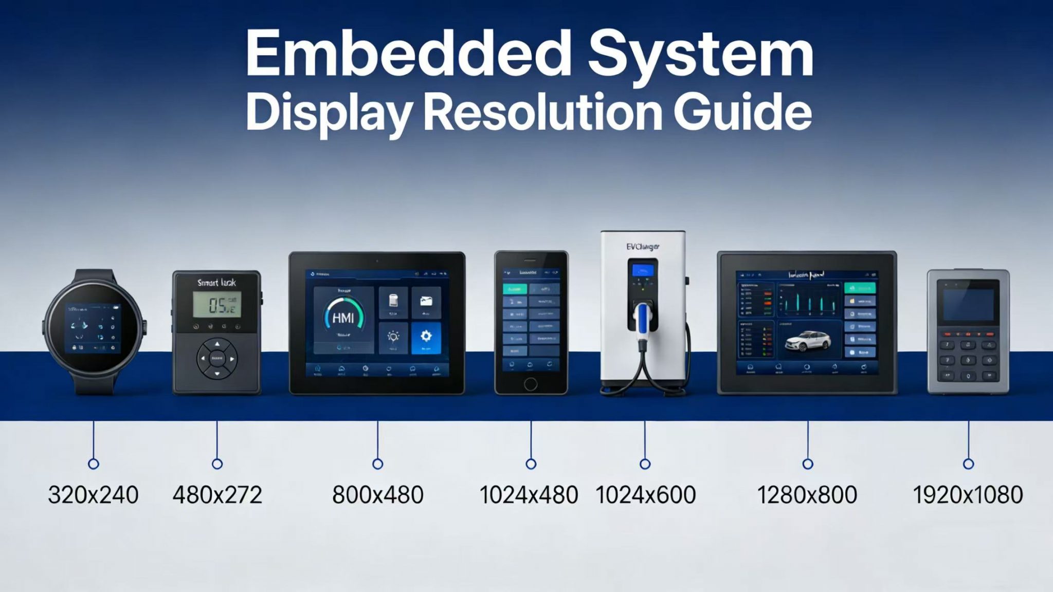 Screen Resolution Sizes for Embedded: 1.5"–15.6" Guide