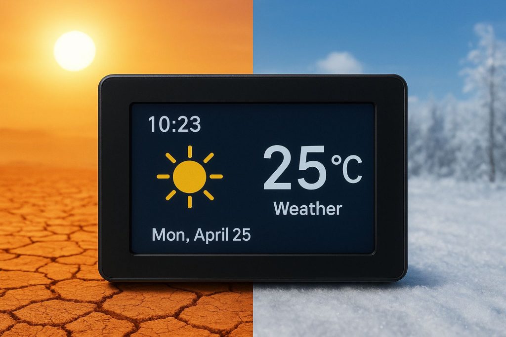 Optimizing Wide Temperature TFT LCD for extreme conditions