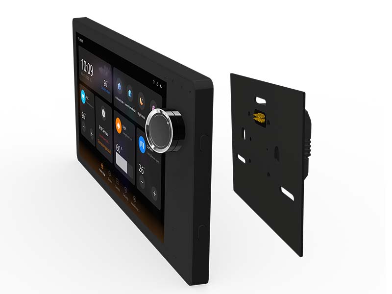 8-inch industrial control panel with touch display for automation systems