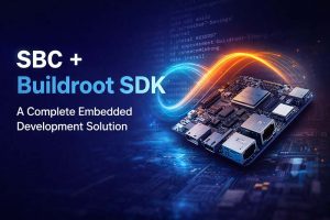 Custom SBC board with Buildroot SDK for embedded Linux development