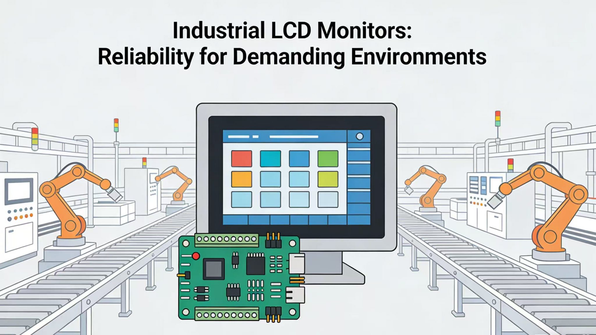 Industrial LCD Monitors: Powerful Custom Solutions for Equipment